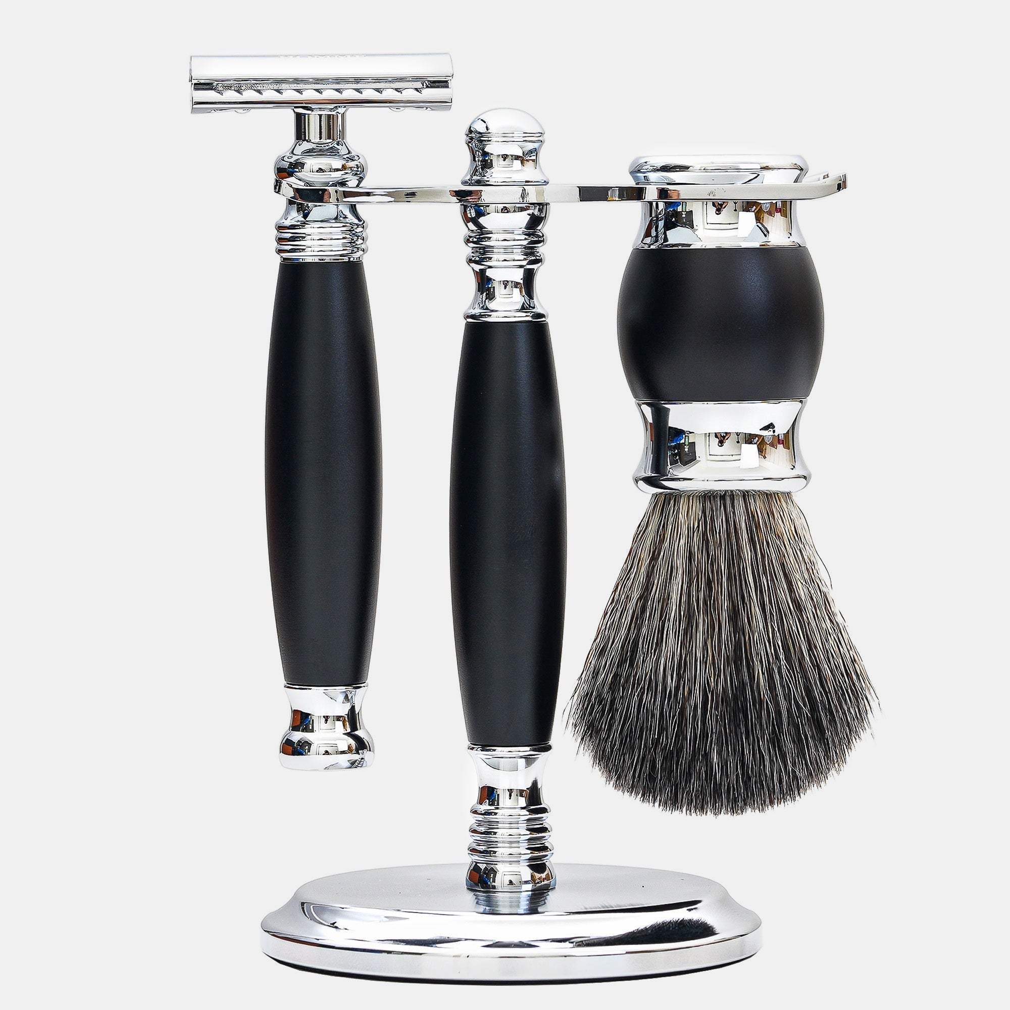 【FREED】豪華四件雙刃刮鬍刀禮盒- 極致黑 - FREED