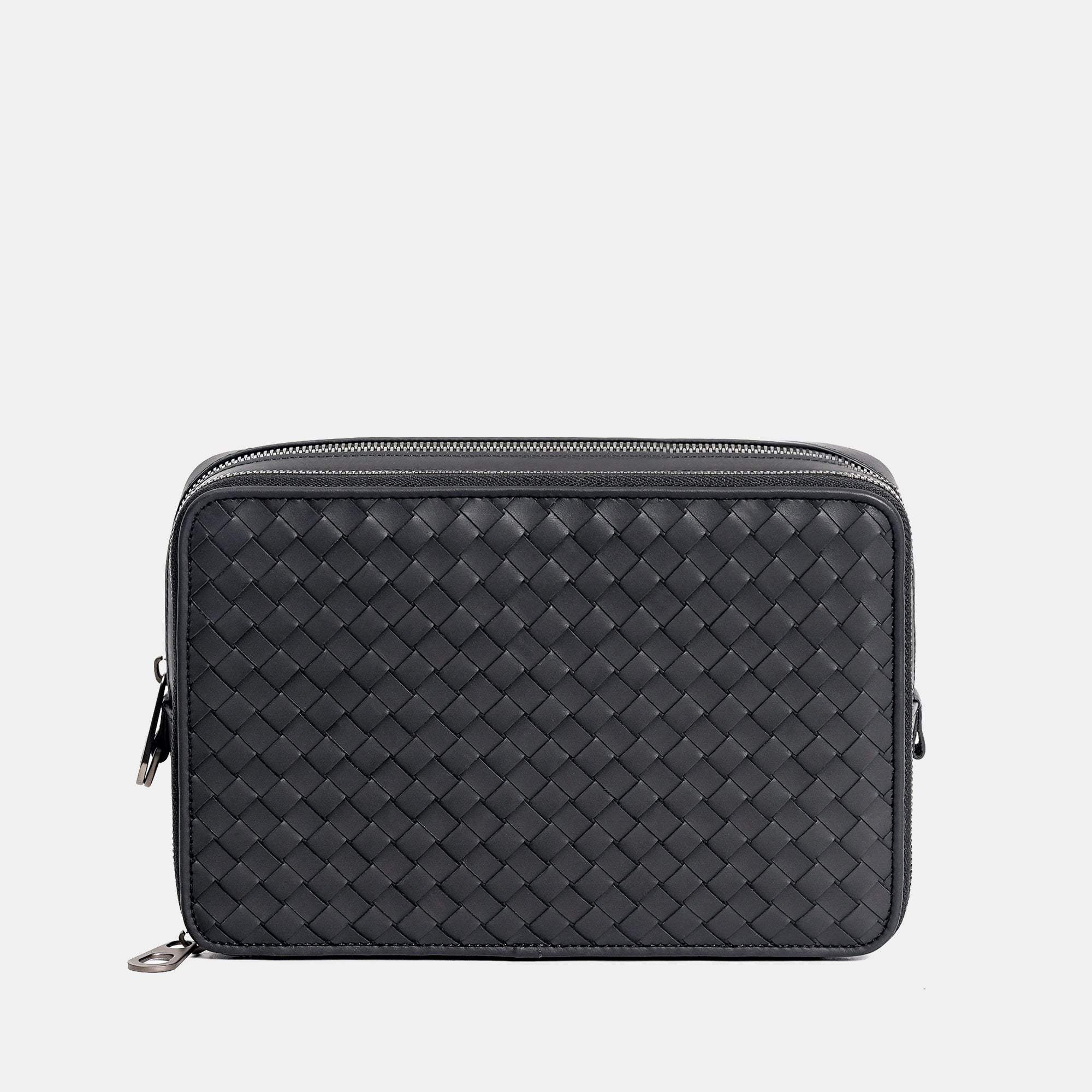 【FREED】手工細編織真皮手拿包 - FREED