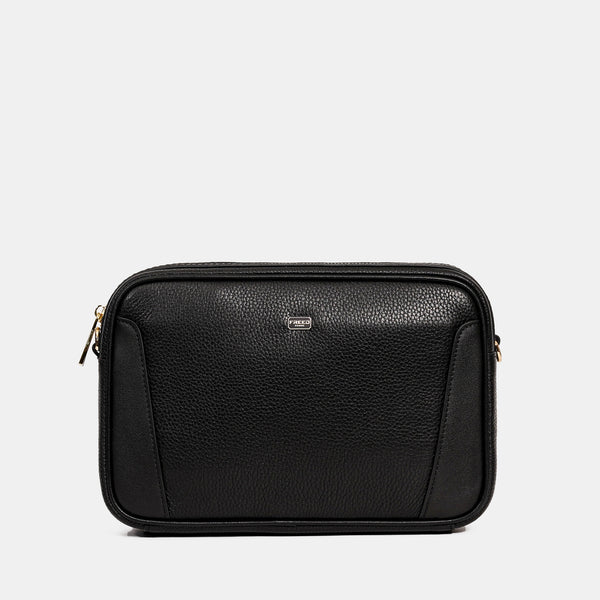 【FREED】荔枝紋真皮斜肩包