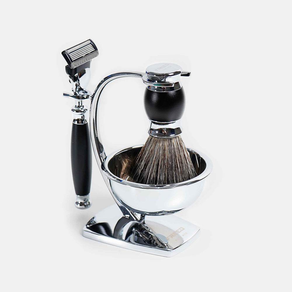 【FREED】五刀式刮鬍刀天行者禮盒五件組 - 極致黑 - FREED