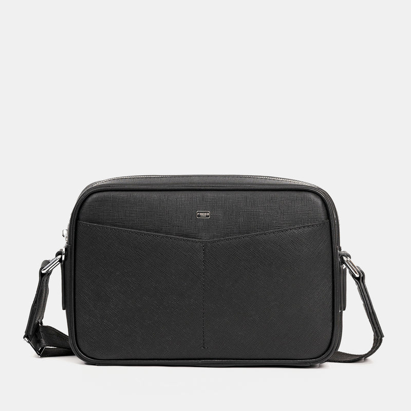 【FREED】經典 Saffiano 十字紋側背包