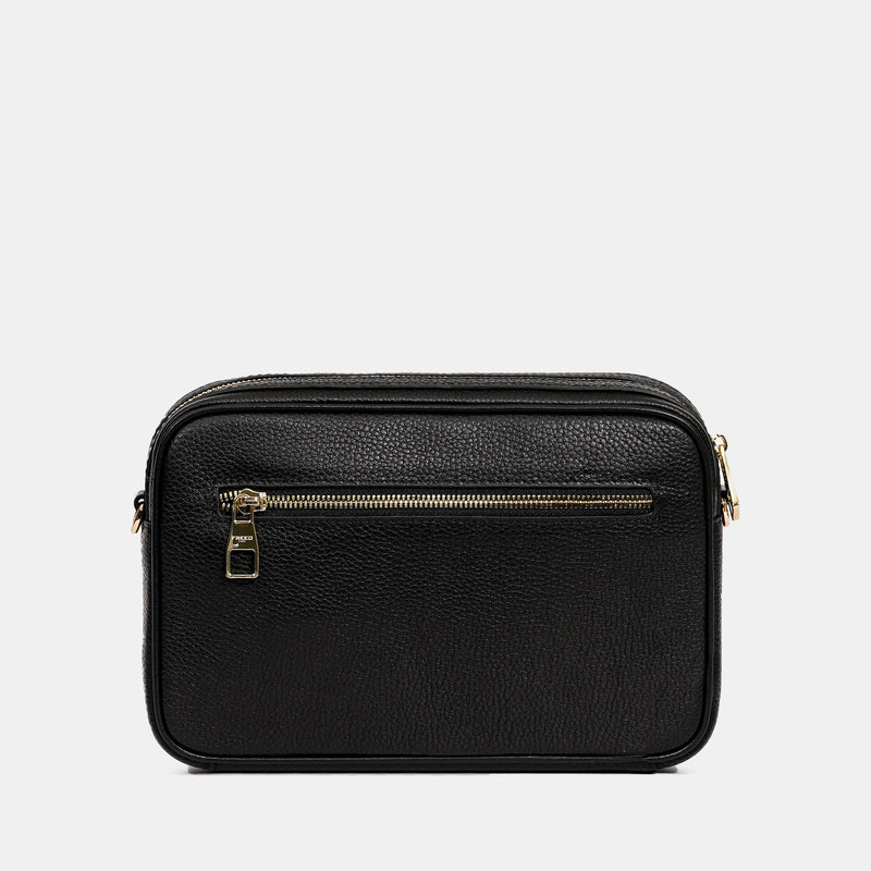 【FREED】荔枝紋真皮斜肩包