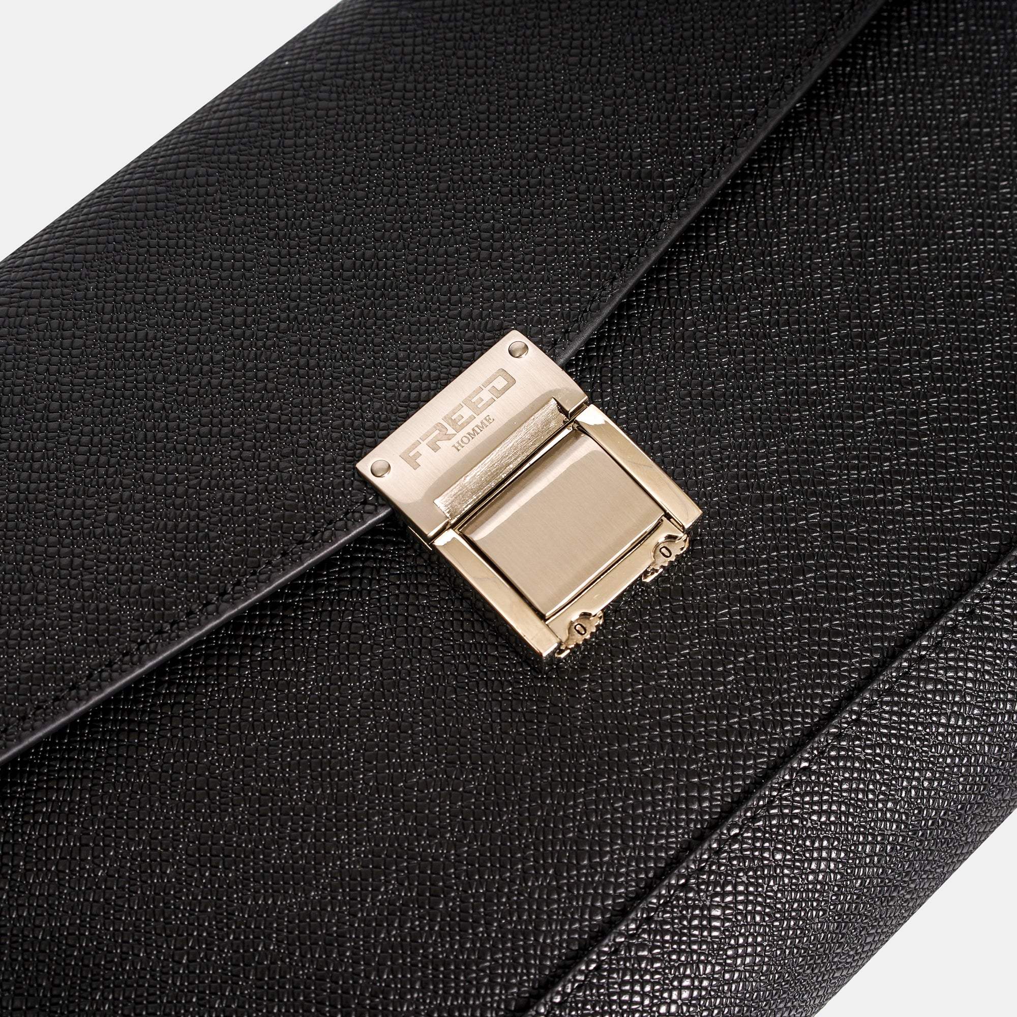 【FREED】商務真皮密碼鎖手拿包 - FREED