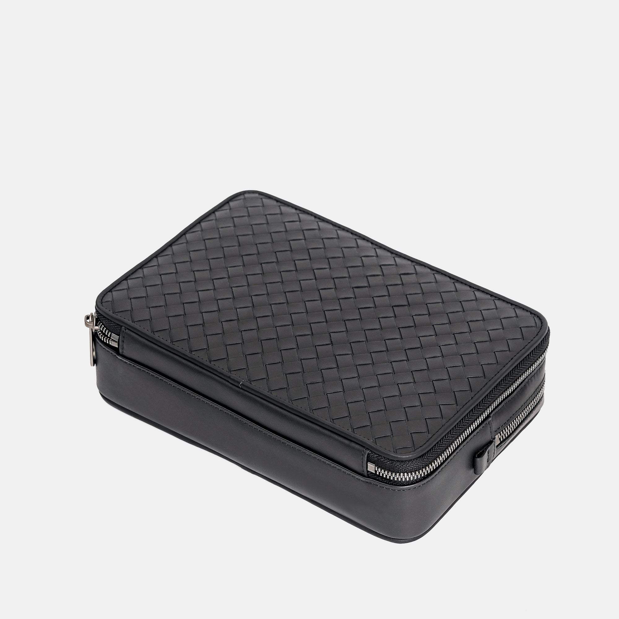 【FREED】手工細編織真皮手拿包 - FREED