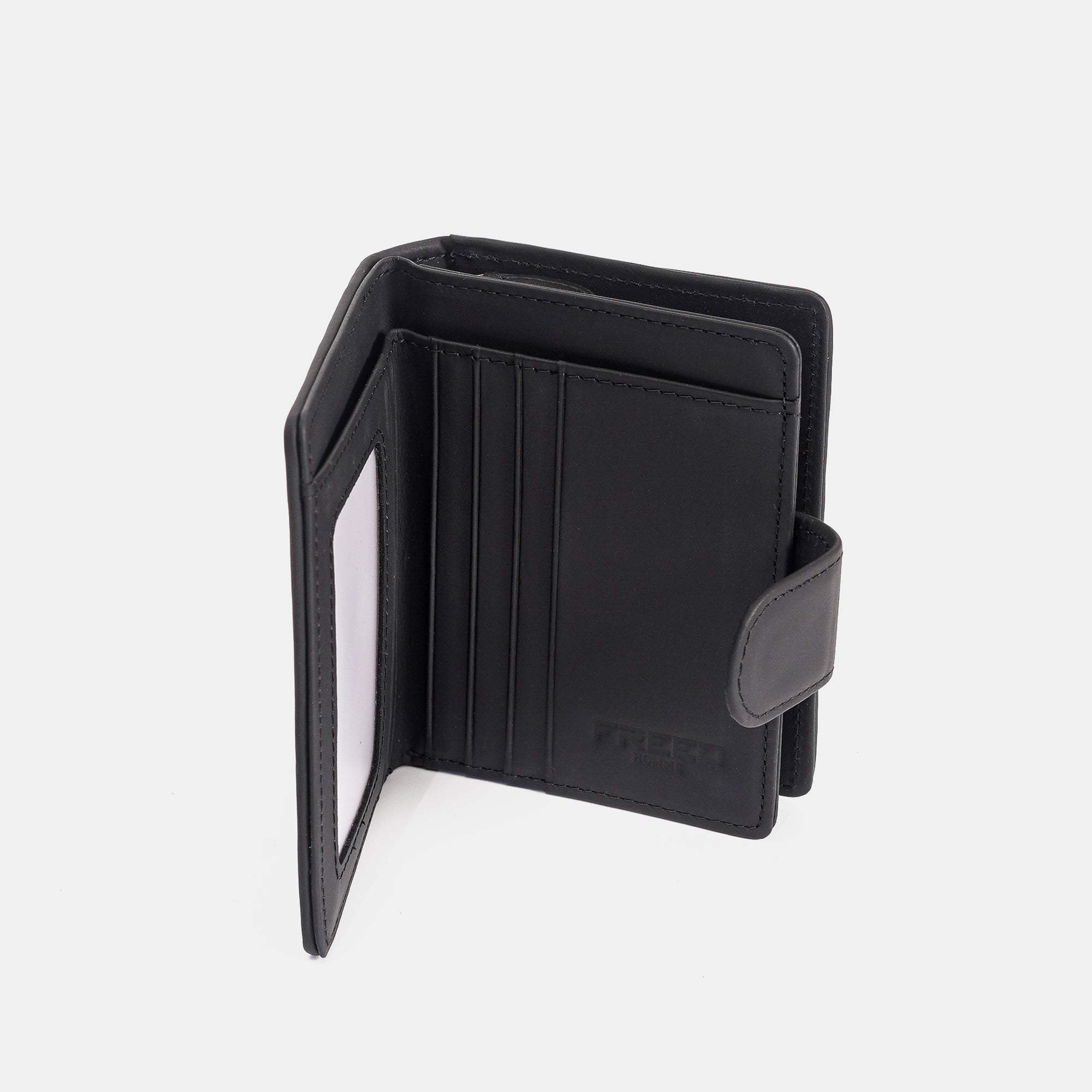 【FREED】手工編織翻蓋皮革短夾 - FREED