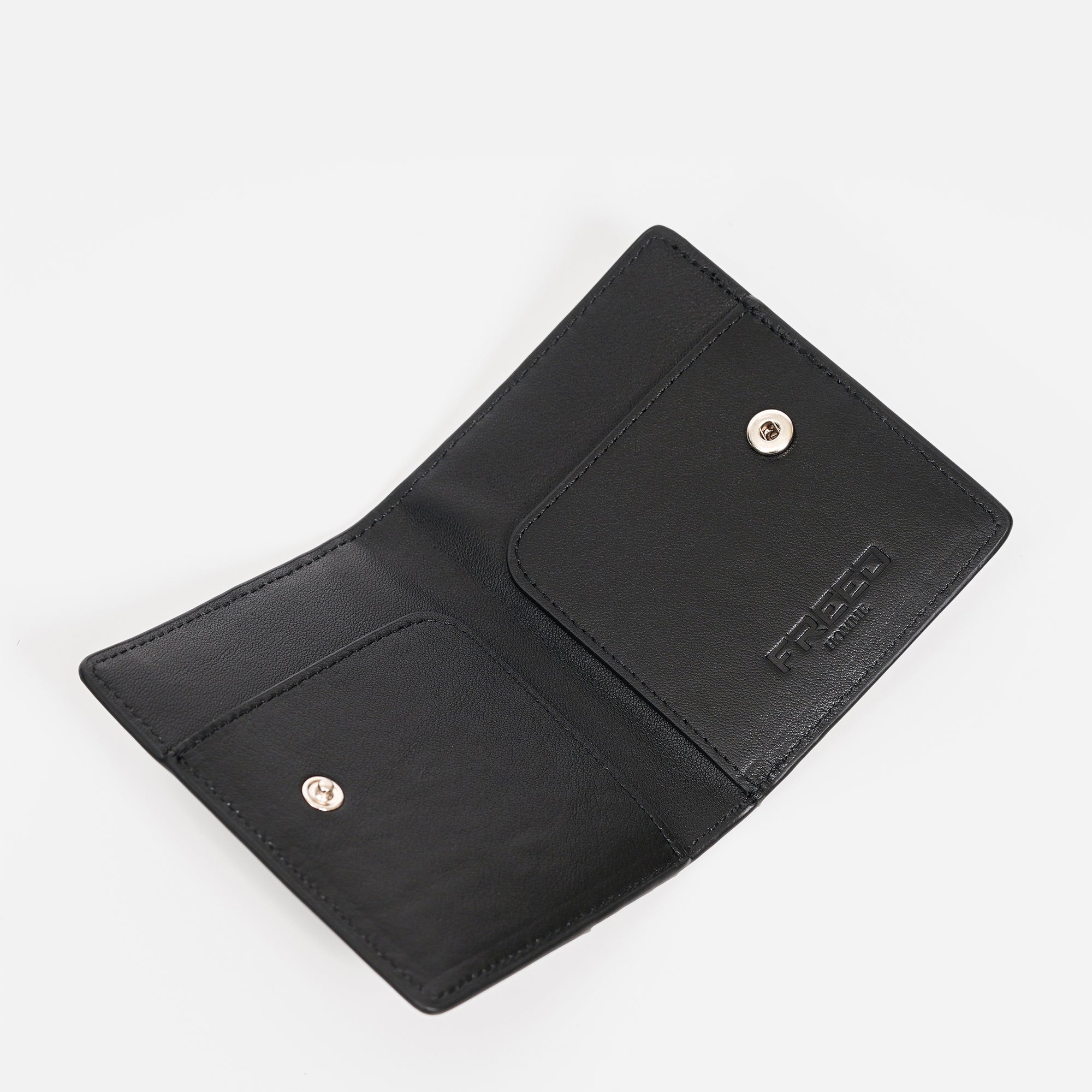 【FREED】紳士極潤頭層納帕(Nappa)真皮信用鈔票卡夾