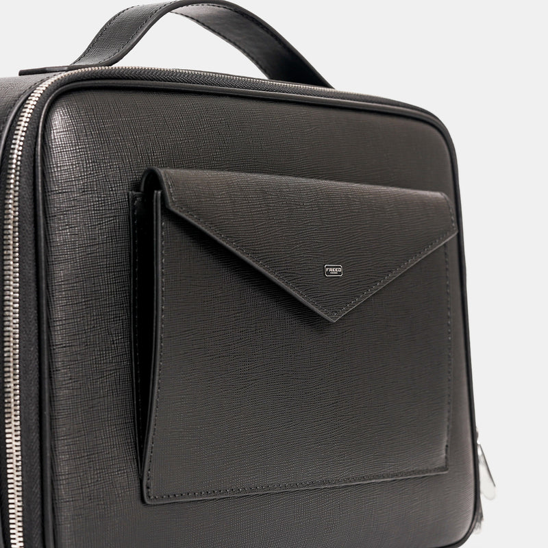 【FREED】經典 Saffiano 十字紋 手提斜背包