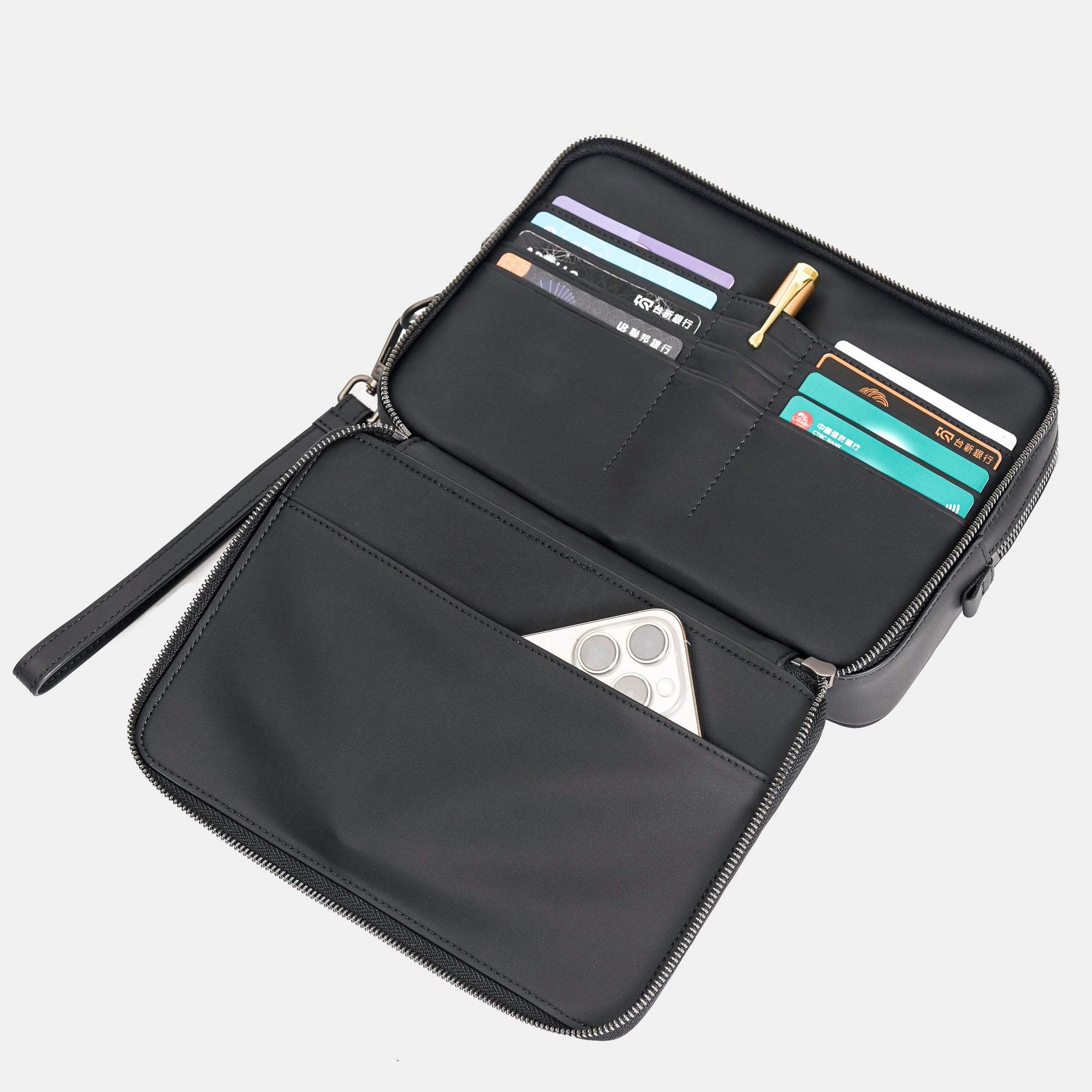 【FREED】手工細編織真皮手拿包 - FREED