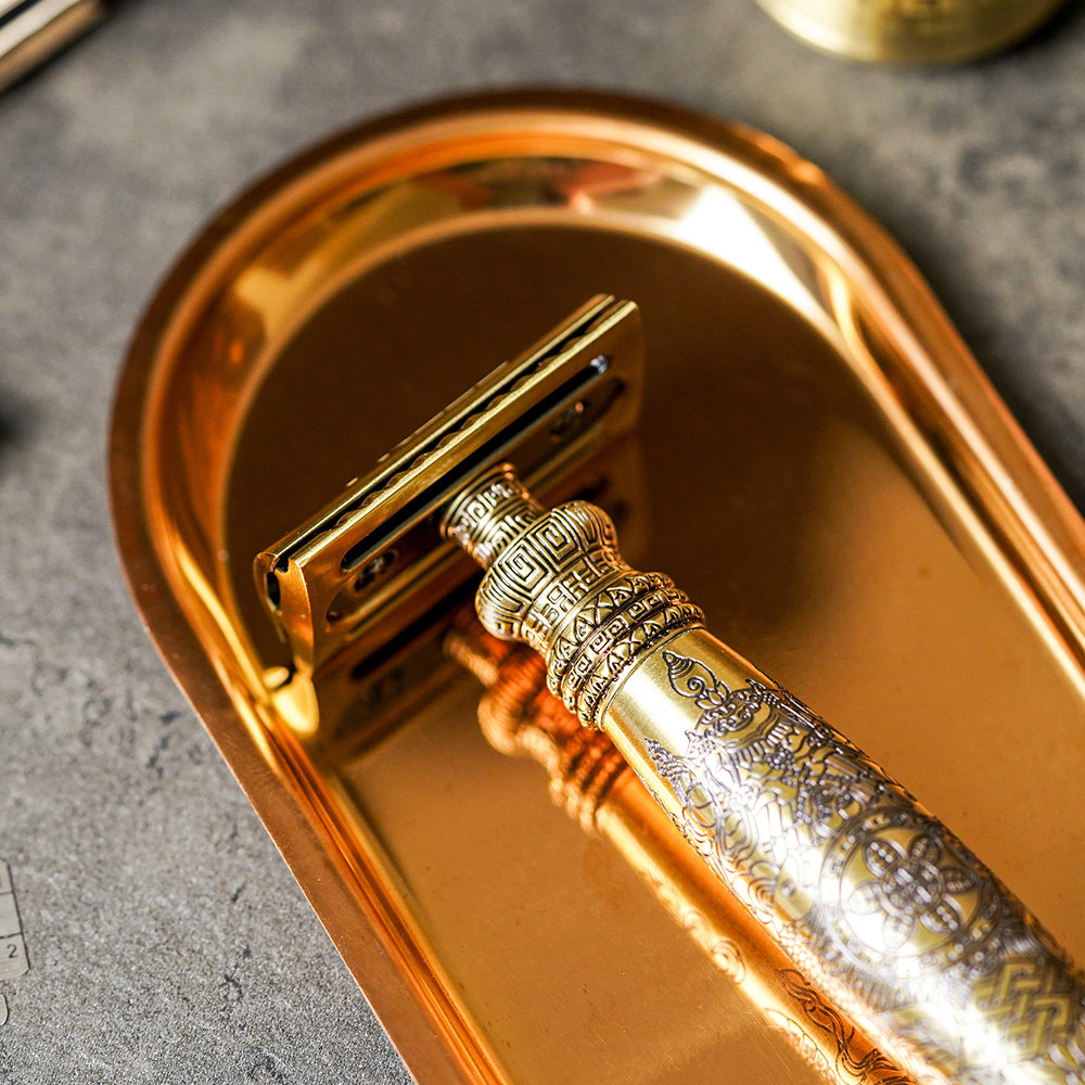 【FREED X 國立故宮博物院】 一百周年限定紀念款 - 雙刃式四件組刮鬍刀禮盒