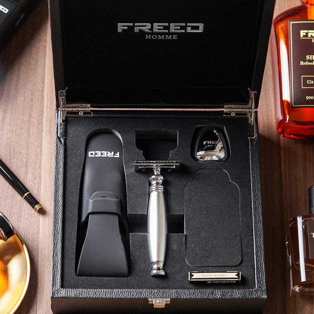 【FREED】尊爵四件組雙刃刮鬍刀禮盒 - 阿提米絲 - FREED