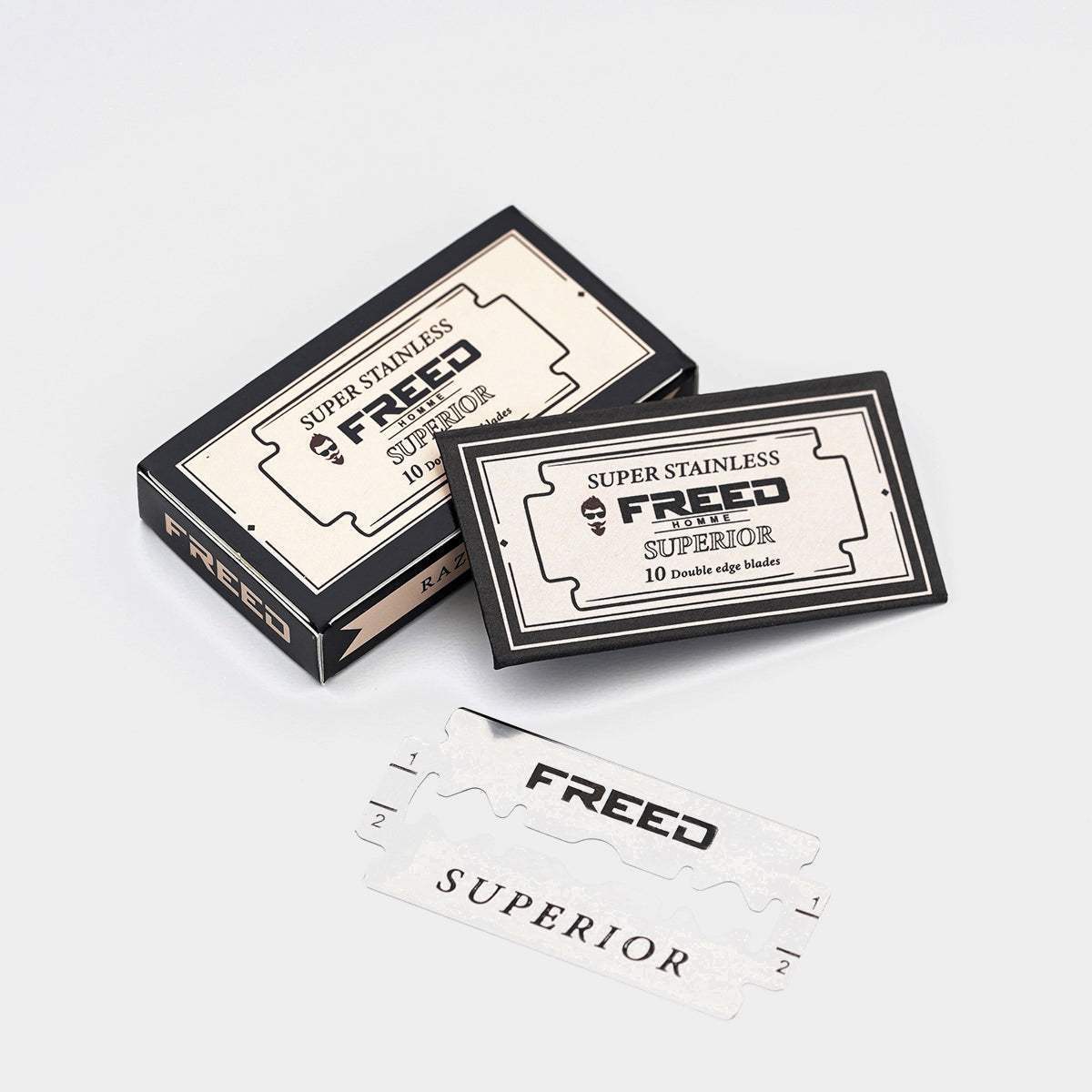 【FREED】雙刃刮鬍刀片(120片裝 / 通用雙刃安全刮鬍刀) - FREED