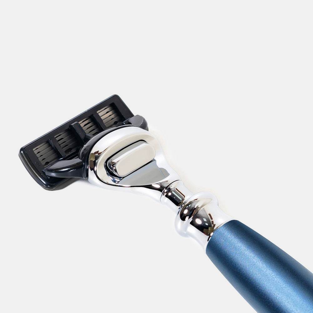 【FREED】五刀式刮鬍刀天行者禮盒五件組 - 時尚藍 - FREED