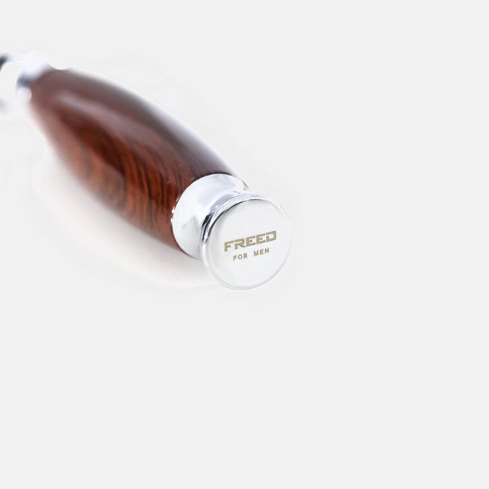 【FREED】五刀式刮鬍刀天行者禮盒五件組 - 仿紫紅壇木 - FREED