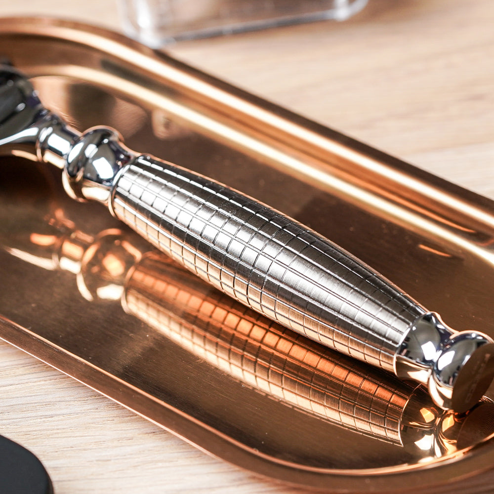 【蝕刻系列】五刀式刮鬍刀 - 手雷款