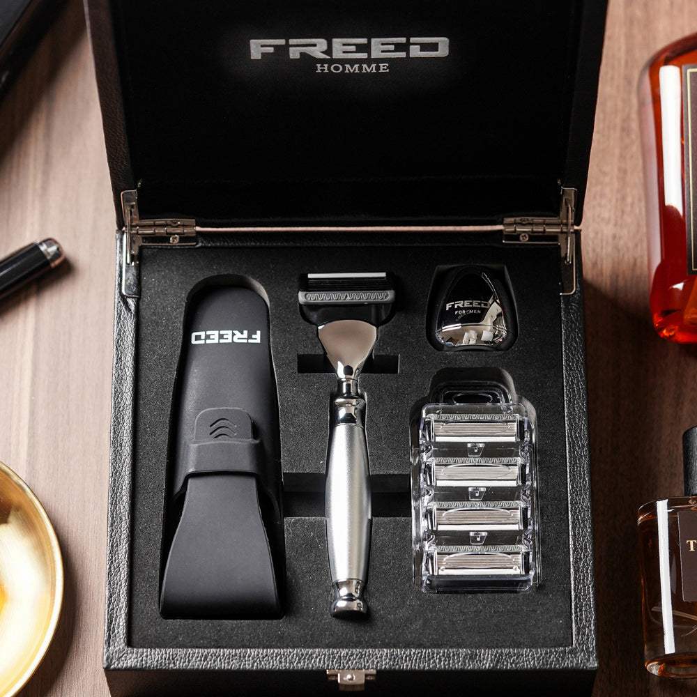 【一周年紀念款】尊爵四件組刮鬍刀禮盒 - 阿提米絲 - FREED
