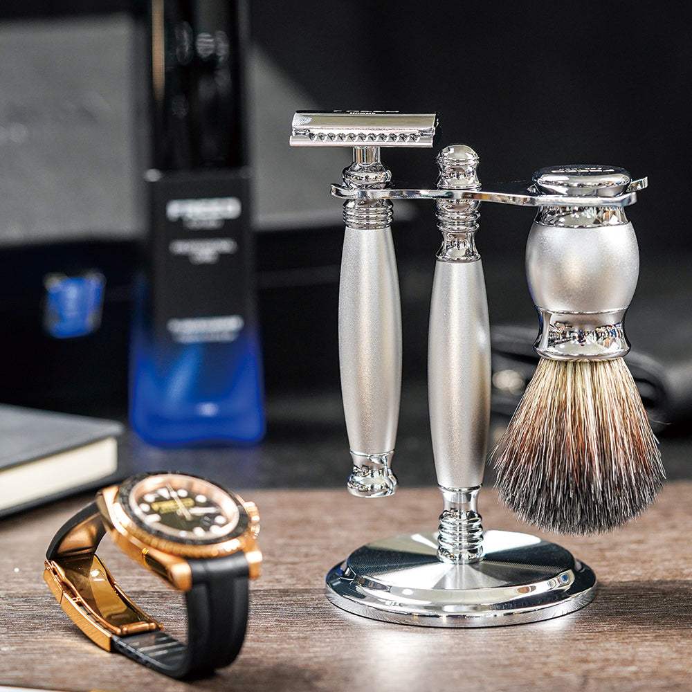 【一周年紀念款】豪華四件雙刃刮鬍刀禮盒 - 阿提米絲 - FREED