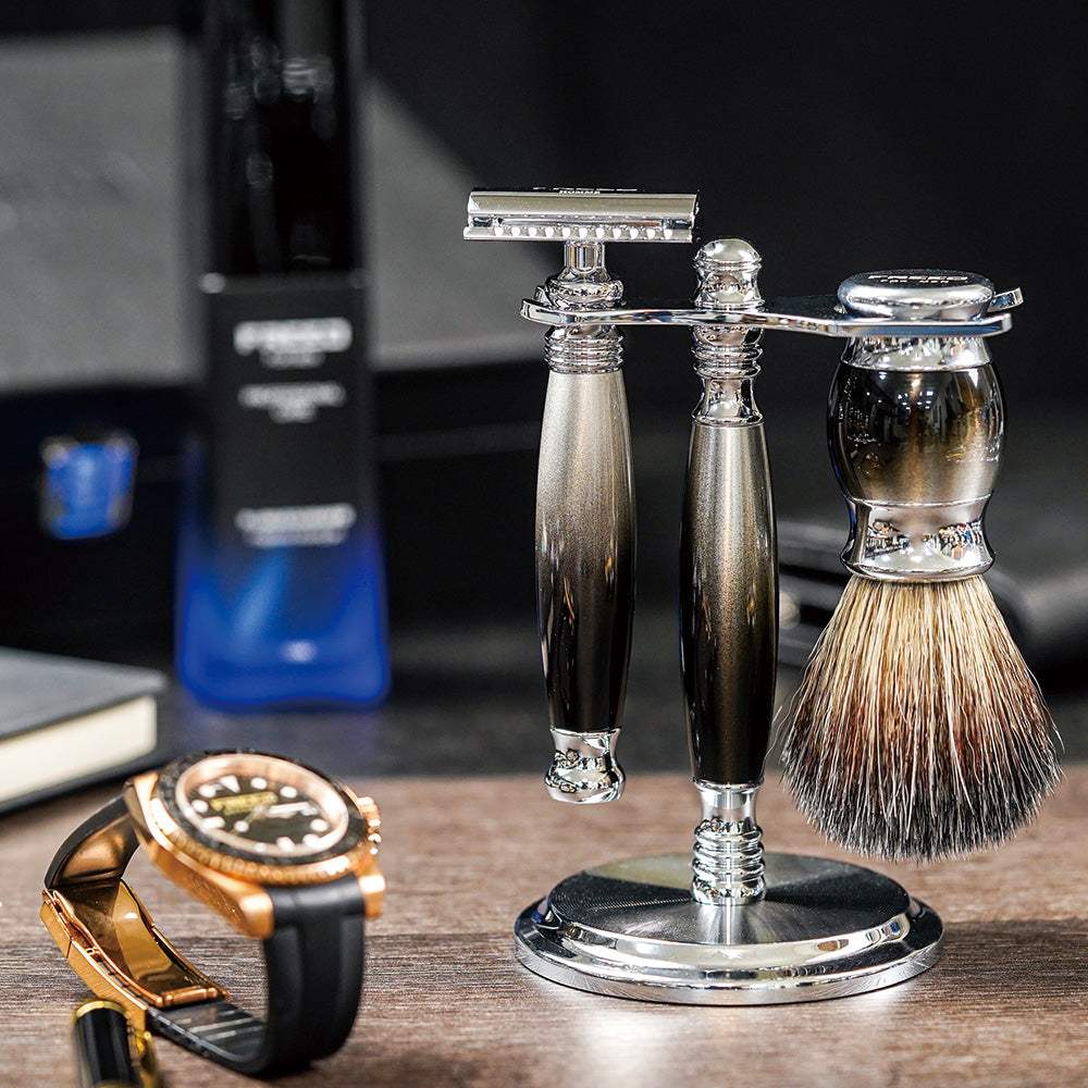 【一周年紀念款】豪華四件雙刃刮鬍刀禮盒 - 哈德斯 - FREED