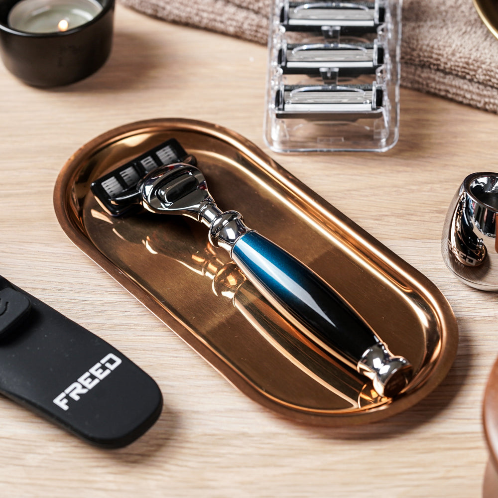 【一周年紀念款】五刀式刮鬍刀 - 銀河藍