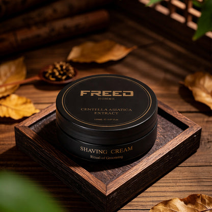 【FREED】淬鍊修容組 - 鬍鬚刷+刮鬍霜皂