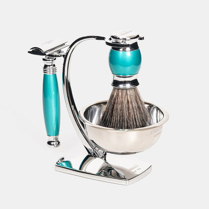 【FREED】雙刃式刮鬍刀天行者禮盒五件組 - 湖水綠