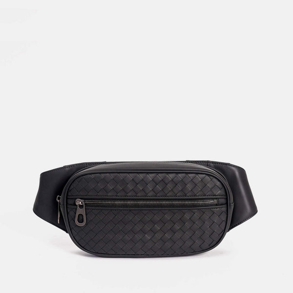 【FREED】都會機能手工細編織胸包 - FREED