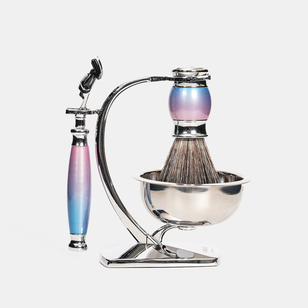 金屬拉絲漸層色，多角度展示，FREED 客製化刻字。