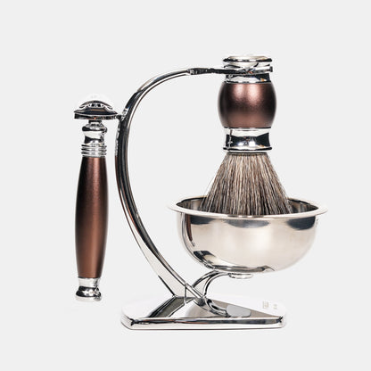 【FREED】雙刃式刮鬍刀天行者禮盒五件組 - 馬鞍棕