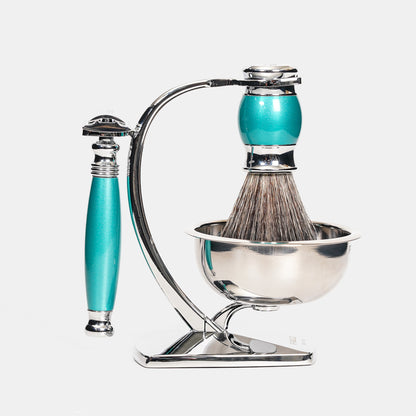 【FREED】雙刃式刮鬍刀天行者禮盒五件組 - 湖水綠