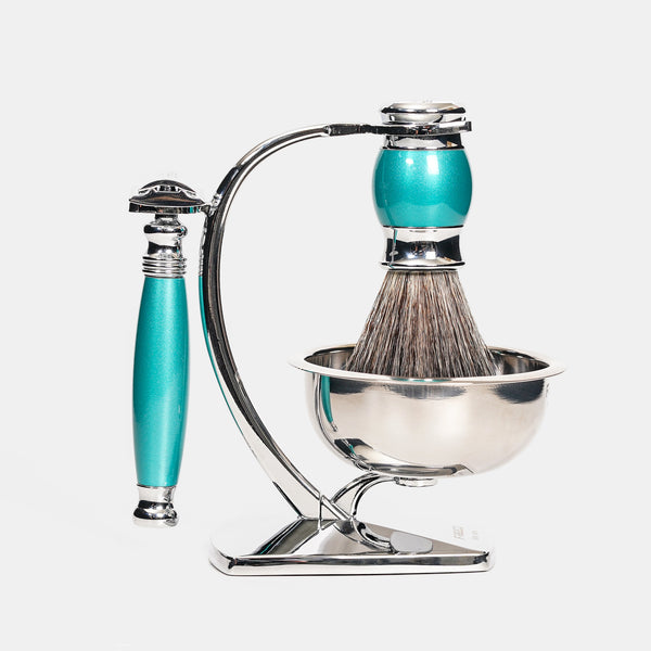 【FREED】雙刃式刮鬍刀天行者禮盒五件組 - 湖水綠