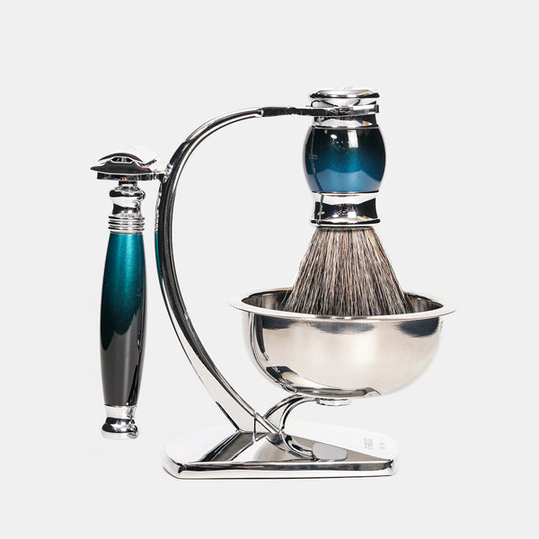 【FREED】雙刃式刮鬍刀天行者禮盒五件組 - 銀河藍