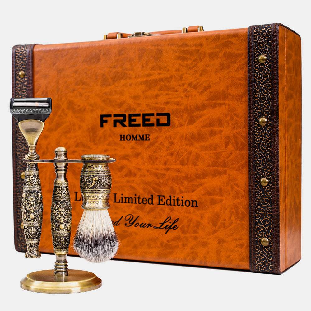 【三週年限量紀念款】 五刀式豪華典藏版刮鬍刀禮盒 - 奧丁 - FREED