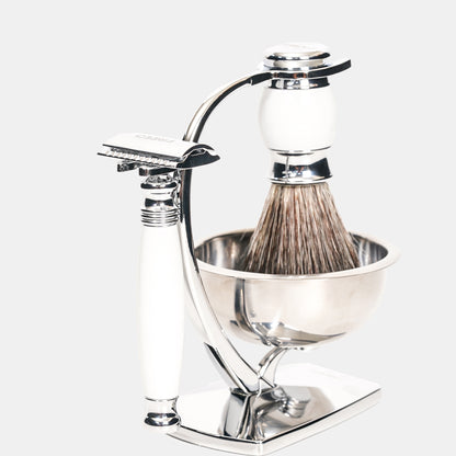 【FREED】雙刃式刮鬍刀天行者禮盒五件組 - 珍珠白