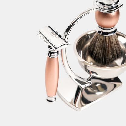 【FREED】雙刃式刮鬍刀天行者禮盒五件組 - 玫瑰金