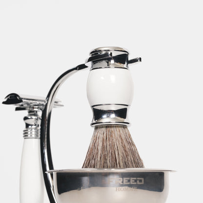 【FREED】雙刃式刮鬍刀天行者禮盒五件組 - 珍珠白