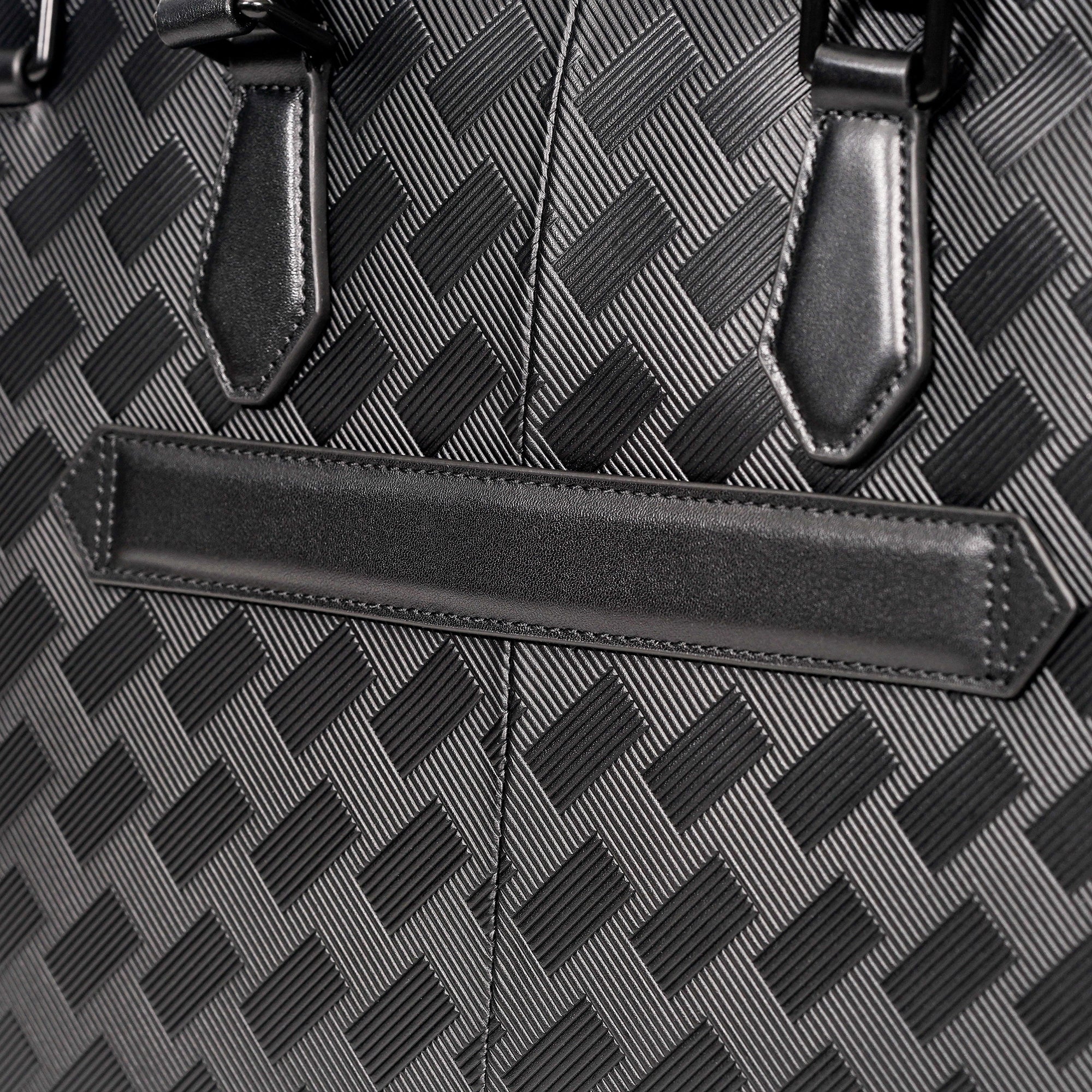 【FREED】編織壓花斜方格公事包