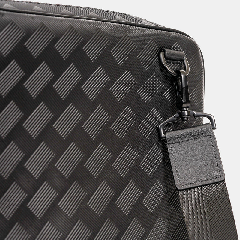 【FREED】編織壓花斜方格斜肩包