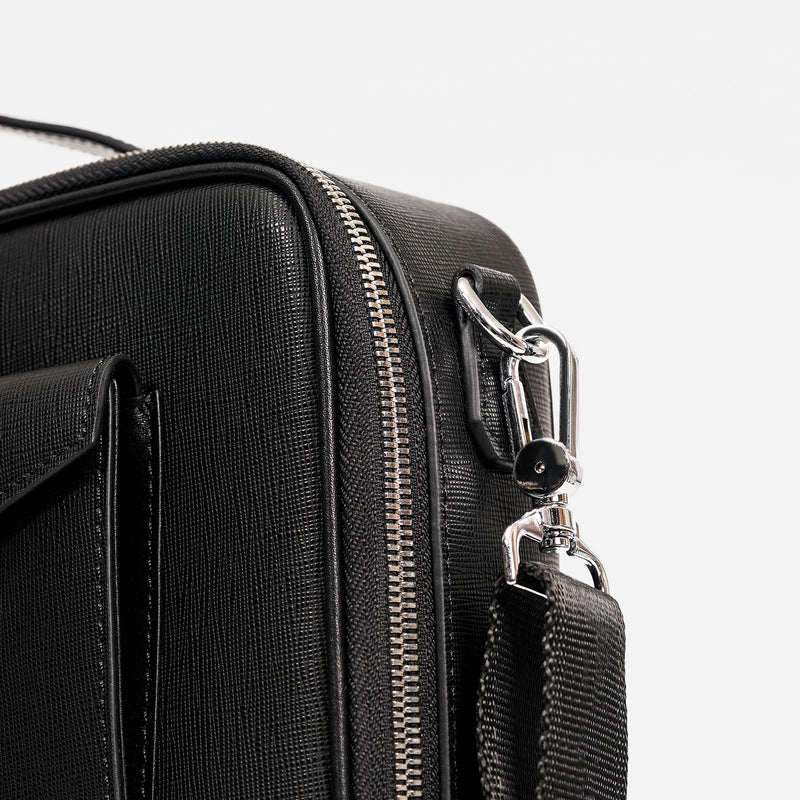 【FREED】經典 Saffiano 十字紋 手提斜背包