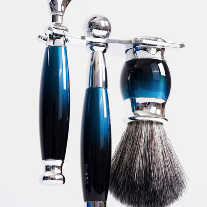 一週年限量紀念款 - 銀河藍_豪華典藏版四件組刮鬍刀禮盒 - FREED