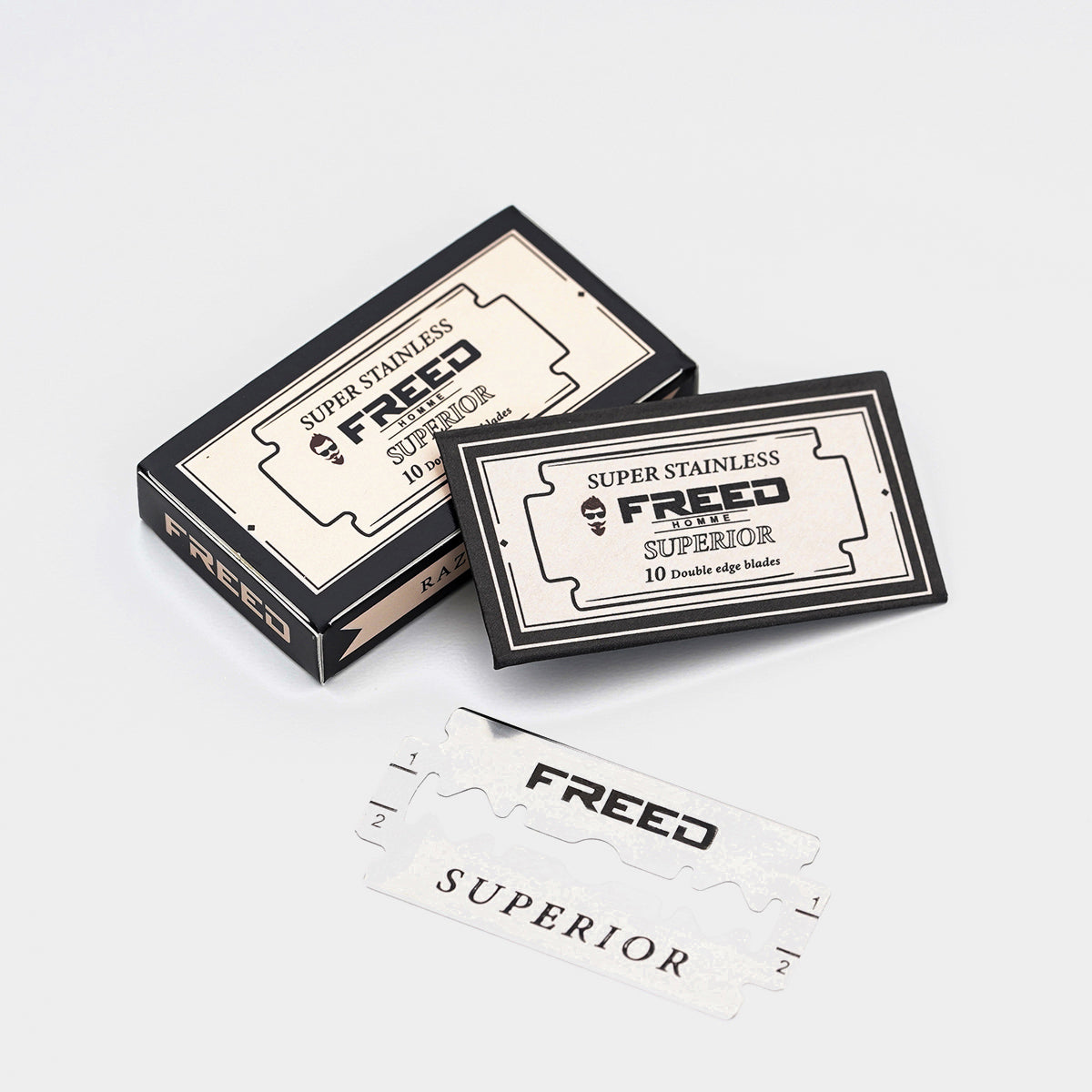 【FREED】雙刃刮鬍刀片（120片裝 / 通用雙刃安全刮鬍刀）