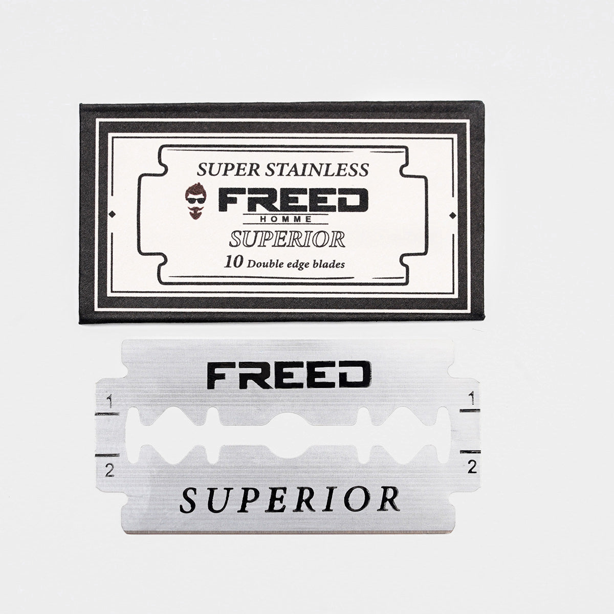 【FREED】雙刃刮鬍刀片（10片裝 / 通用雙刃安全刮鬍刀）