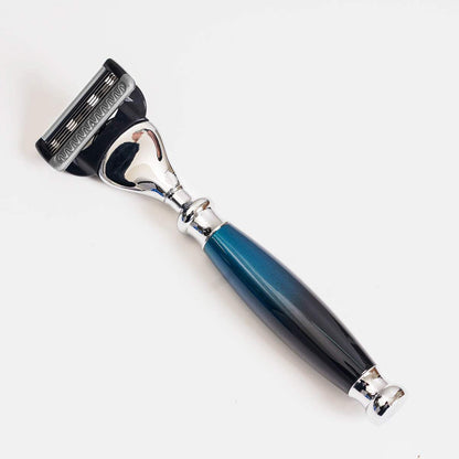 一週年限量紀念款 - 銀河藍_豪華典藏版四件組刮鬍刀禮盒 - FREED