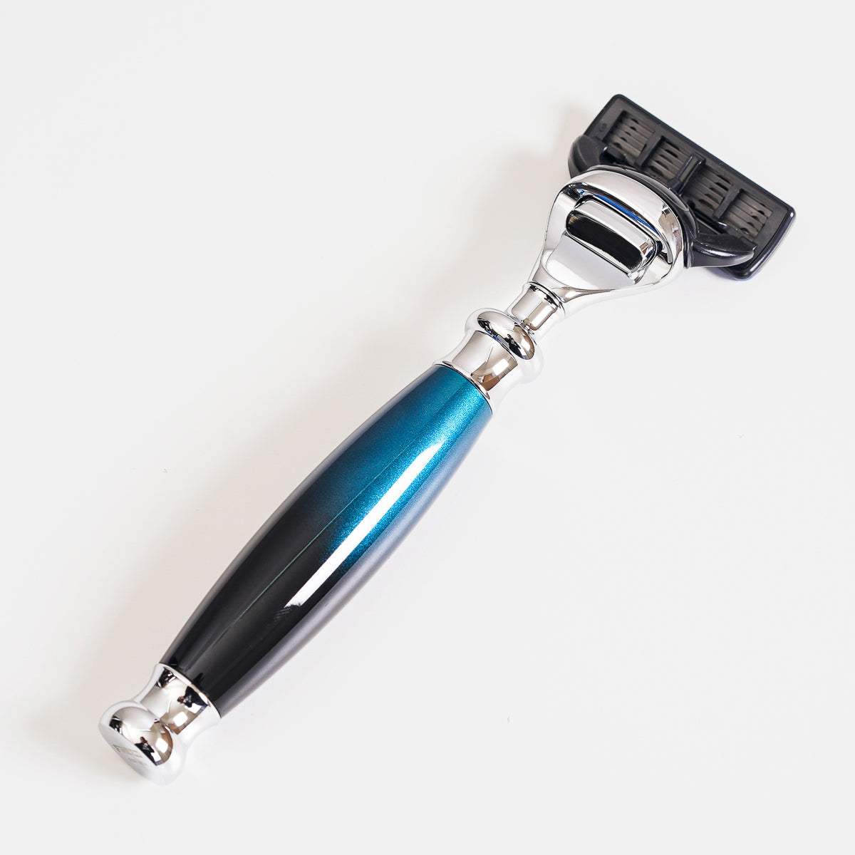 一週年限量紀念款 - 銀河藍_豪華典藏版四件組刮鬍刀禮盒 - FREED