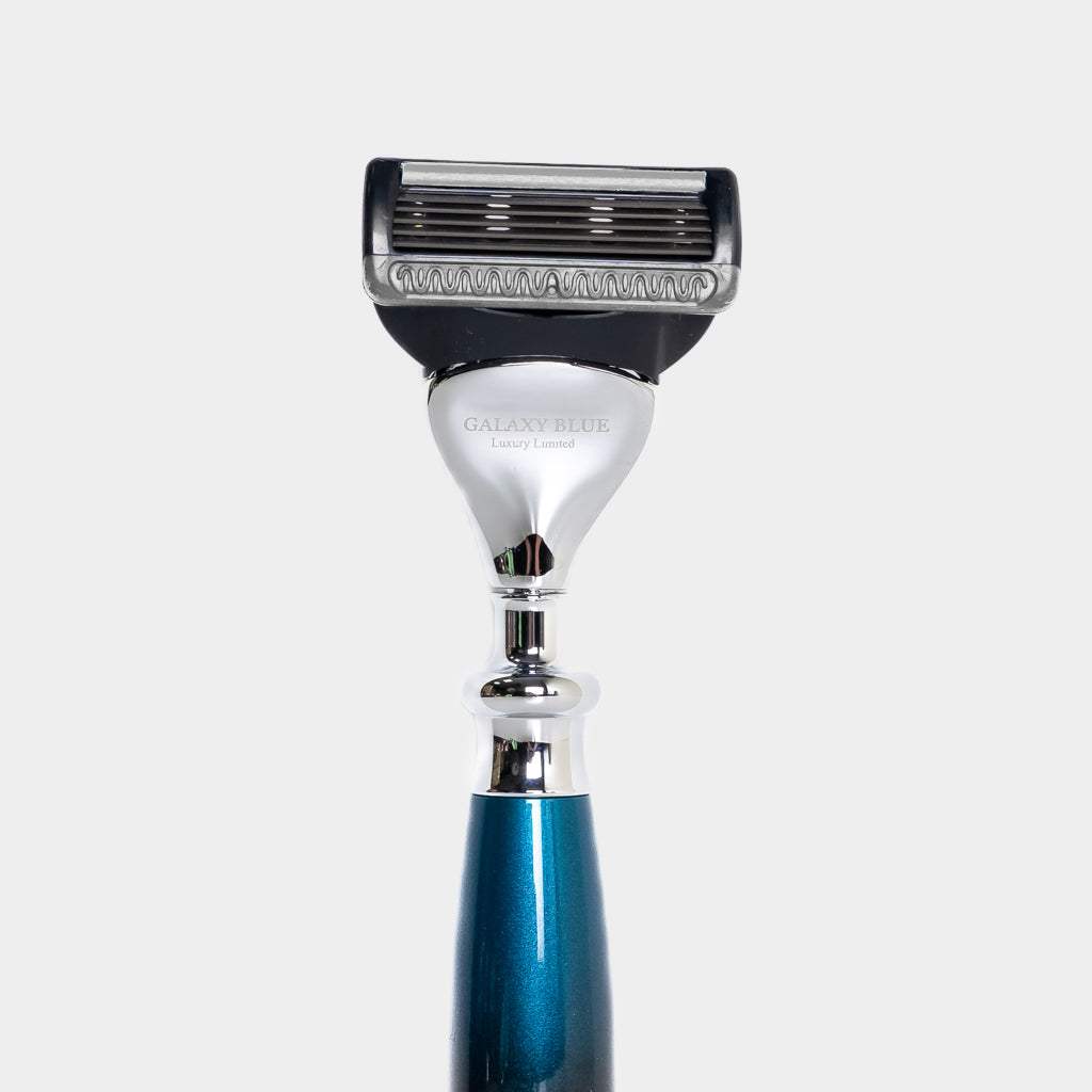 一週年限量紀念款 - 銀河藍_豪華典藏版四件組刮鬍刀禮盒 - FREED