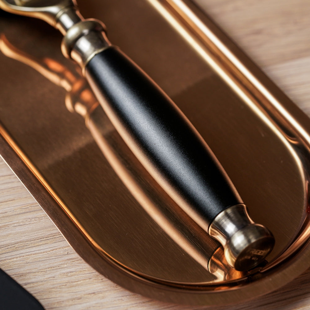 【古銅系列】五刀式刮鬍刀 - 極致黑