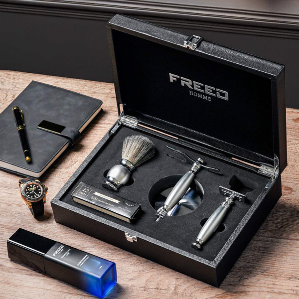 【一周年紀念款】豪華四件雙刃刮鬍刀禮盒 - 阿提米絲 - FREED