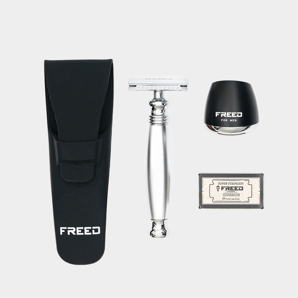 【FREED】尊爵四件組雙刃刮鬍刀禮盒 - 阿提米絲
