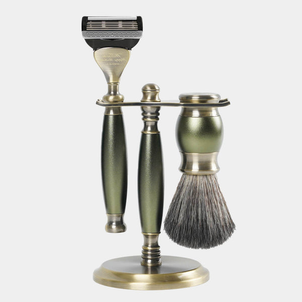 古銅綠金屬，五刀式角度，展現紳士品味，FREED 客製化刻字