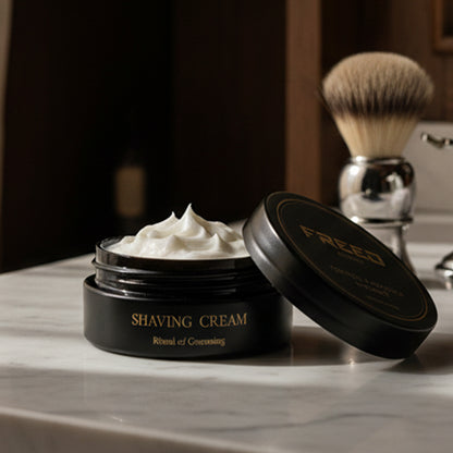 【FREED】淬鍊修容組 - 鬍鬚刷+刮鬍霜皂