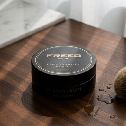 【FREED】淬鍊修容組 - 鬍鬚刷+刮鬍霜皂