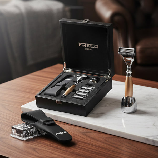【一周年紀念款】尊爵四件組刮鬍刀禮盒 - 阿波羅